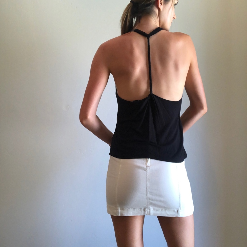 Braided Back Halter Tank - Picture 5 of 7